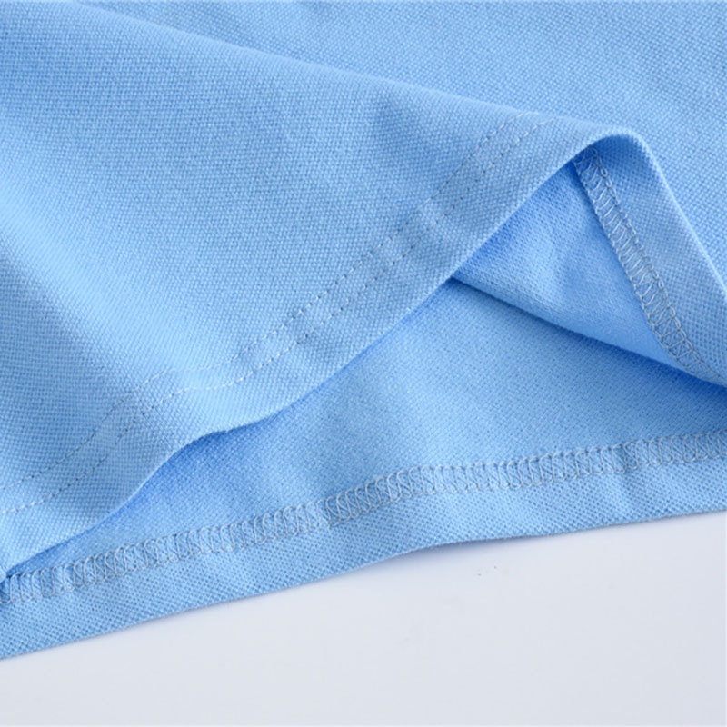 2-8 Tuổi Bé Trai Áo Thun Polo Màu Trơn