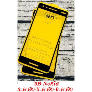 Kính Cường Lực Full Nokia 3.2 (2018) - Nokia 8.1(2018) - Nokia 6.1 plus - X6 (2018) (tặng giấy lau) 9D.