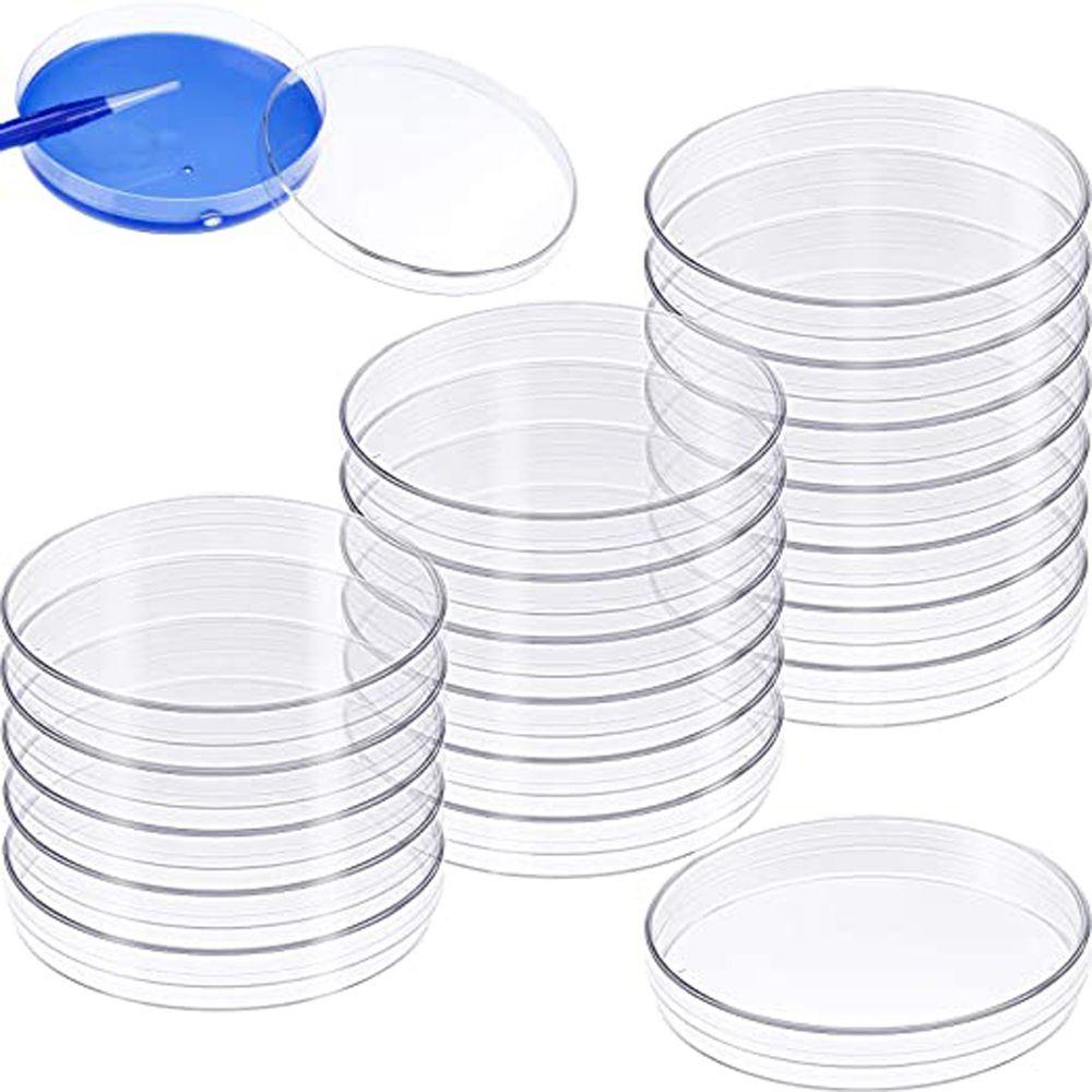 [COD] Đĩa Đựng Thức Ăn Bằng Nhựa Có Nắp Kích Thước 55x15mm 90x15mm