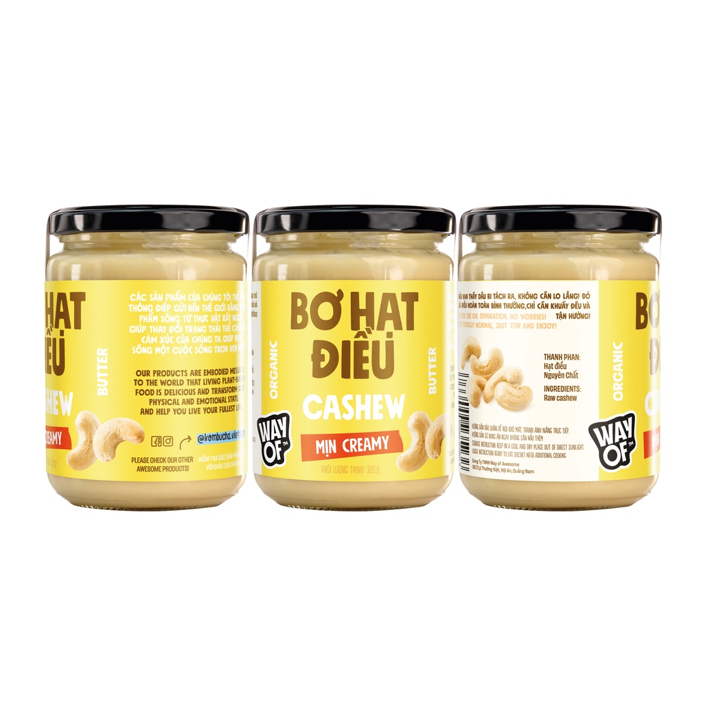 Bơ hạt điều / Mịn | Cashew Butter / Creamy