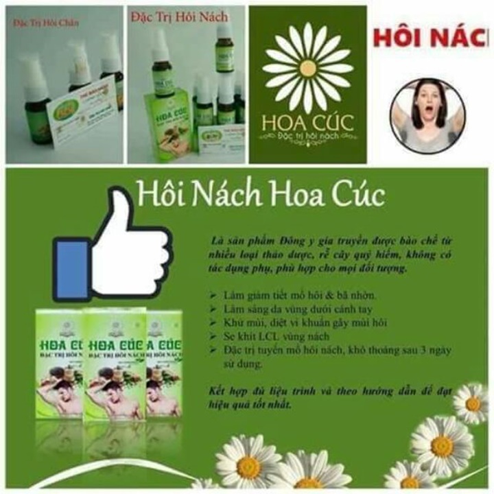 Xịt hôi nách Hoa Cúc 10ml - COCHI541