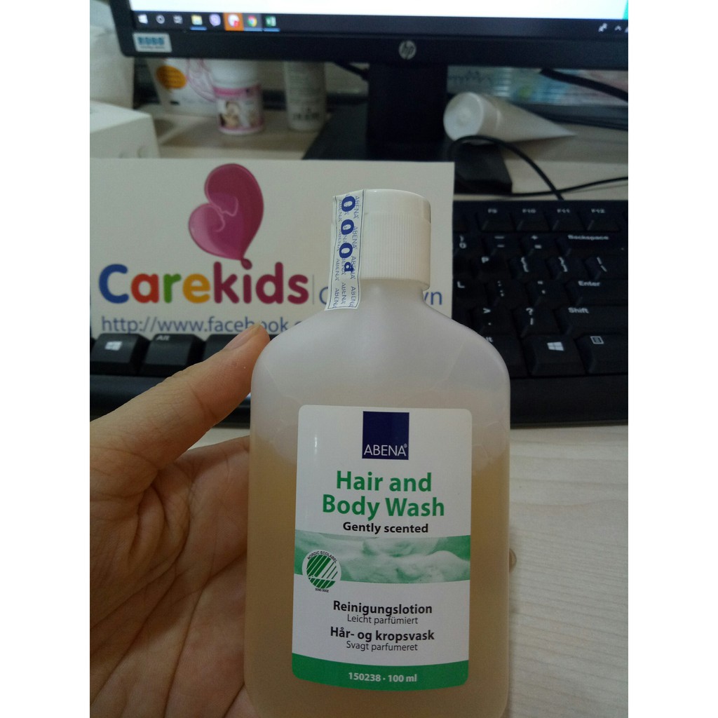 Dầu tắm gội khô cho người lớn Abena Hair Body Wash 100ml - hàng chính hãng | BigBuy360 - bigbuy360.vn
