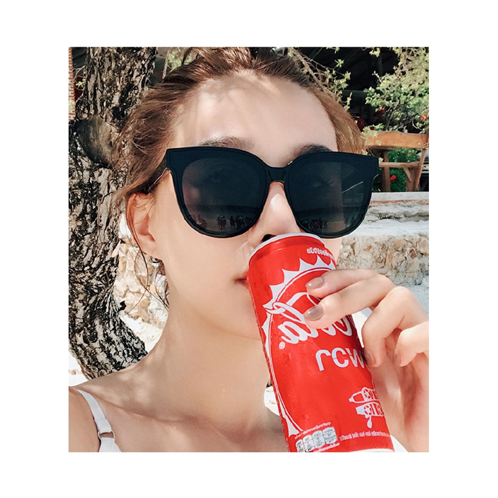 Kính mát mắt mèo cỡ lớn chống tia UV400 thời trang cho nữ Samjune