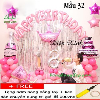 Sét bong bóng sinh nhật người lớn