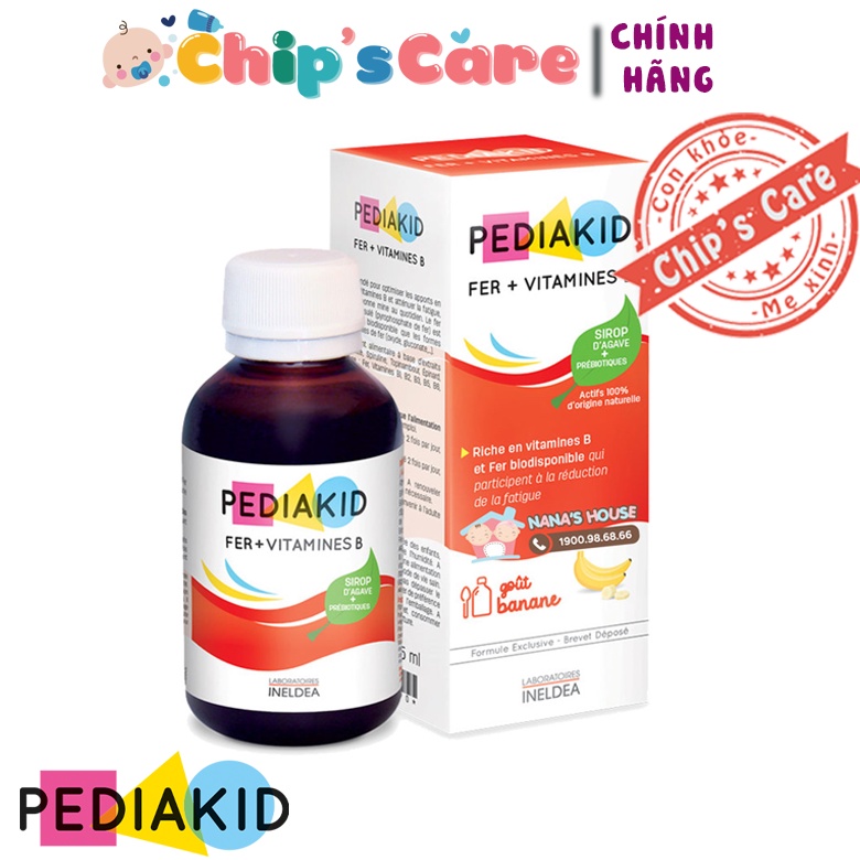 Pediakid Fer Bổ Sung Sắt