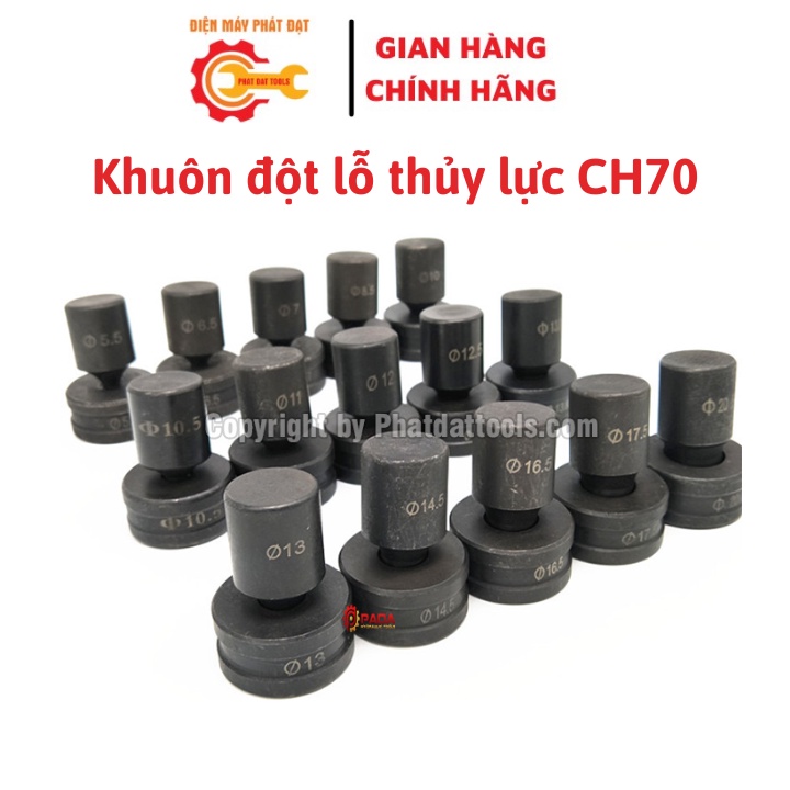 Khuôn đột lỗ tròn cho máy đột lỗ thủy lực CH70-HHM70-Phi tùy chọn