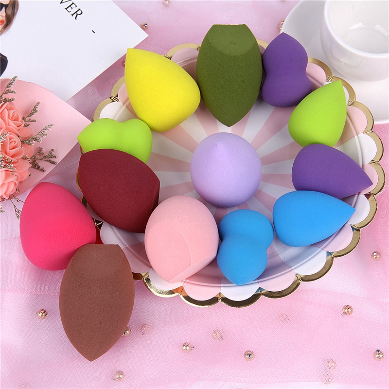 Mút trang điểm hình giọt nước sử dụng kem nền / trang điểm đa năng