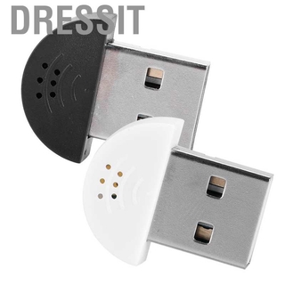 [Dressit]Micro Thu Âm Mini Kết Nối Cổng USB Tiện Lợi