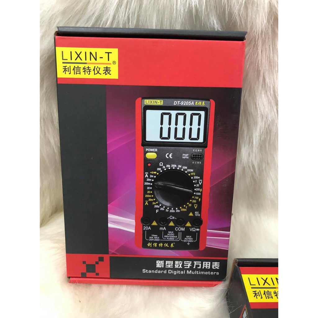 Đồng hồ vạn năng chính hãng FTIKE 9205A/ DT9205 đo dòng, tụ, trở (đã bao gồm pin)