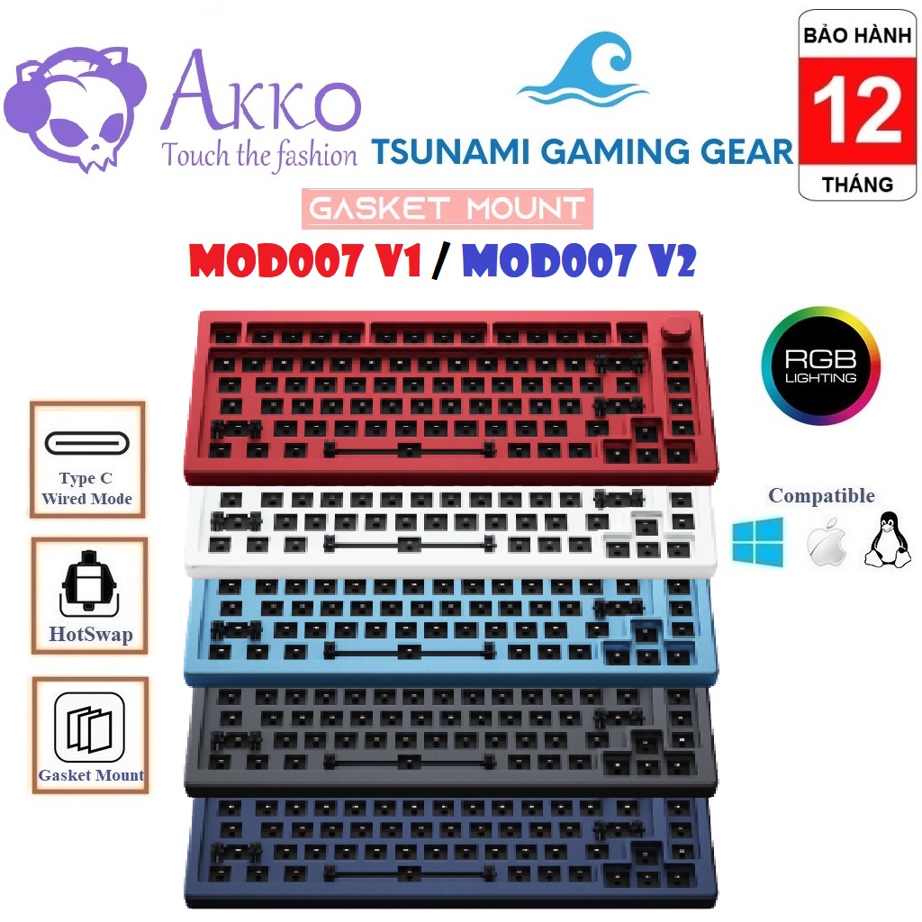 Mua Kit phím cơ AKKO Designer Studio MOD007 v1/ MOD007 v2 I Led RGB ...