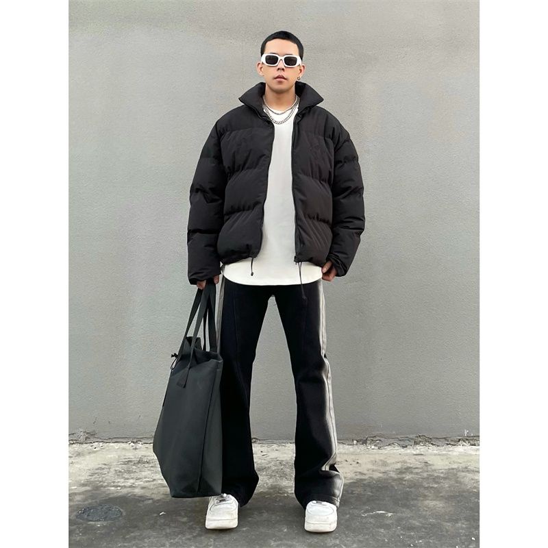 Quần Dài Ống Loe Họa Tiết Màu Nhuộm Phong Cách Retro Mỹ