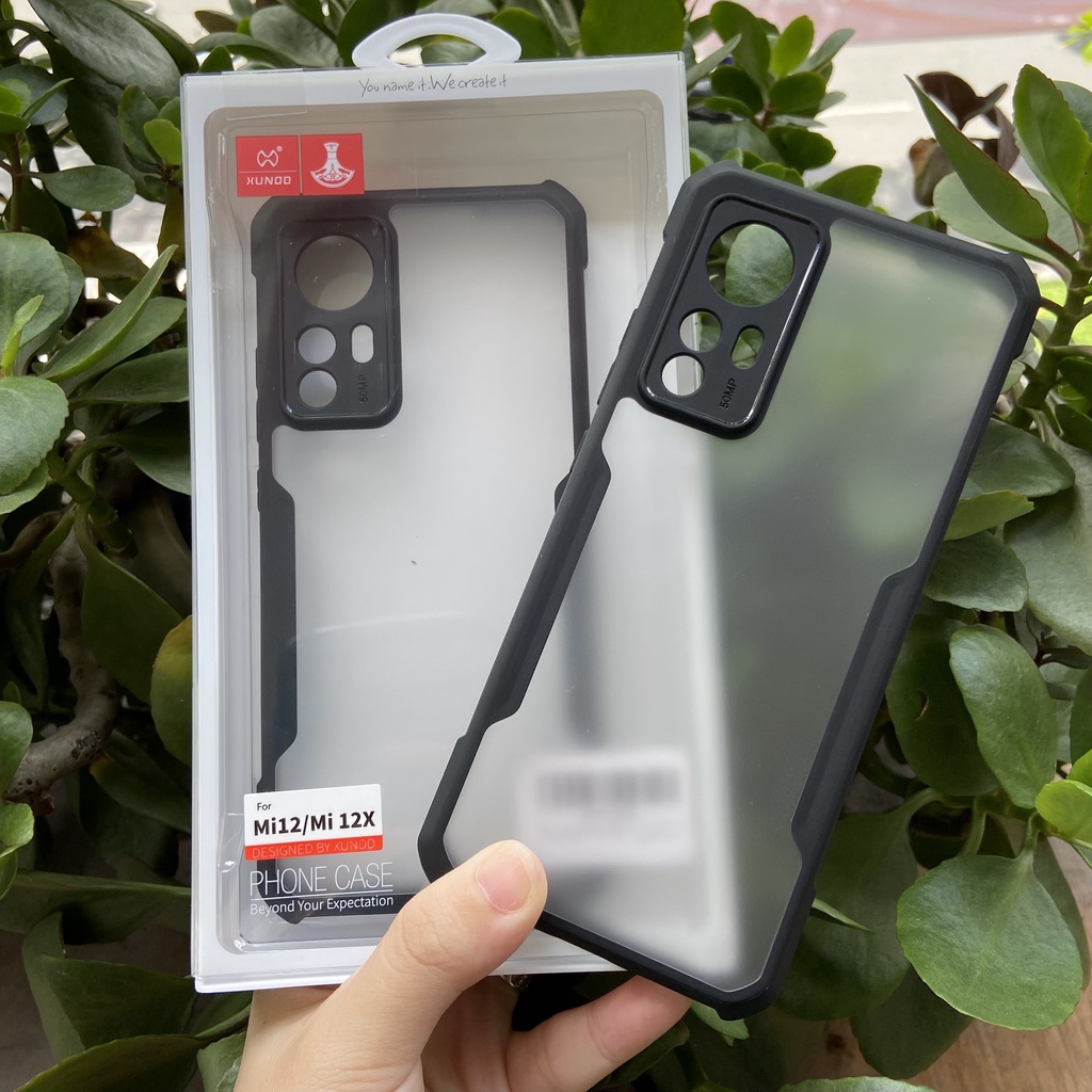 Ốp lưng XUNDD Xiaomi Mi 12/ 12X/ 12S/ Mi 12 Pro/ 12S Pro - Mặt lưng nhám, Viền TPU, Chống sốc
