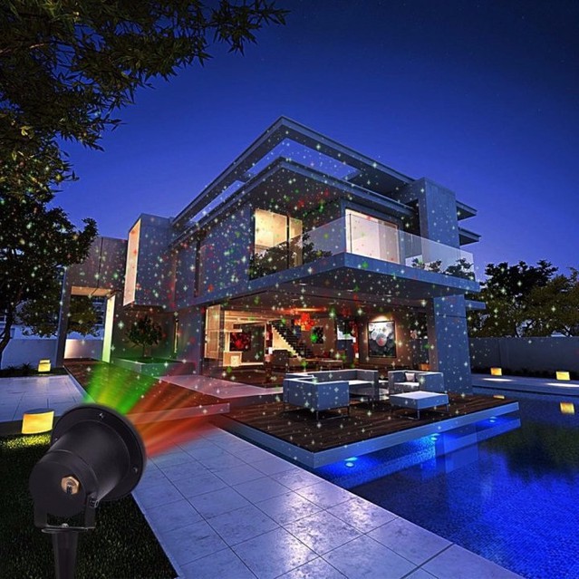 đèn chiếu sao trang trí tết 2019