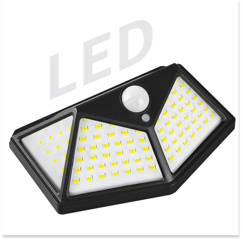 Đèn Led Năng Lượng Mặt Trời 🎉SALE ️🎉 Đèn 100 led  góc rộng 3 chế độ sáng ưu việt - Chống nước, chống va đập 9502