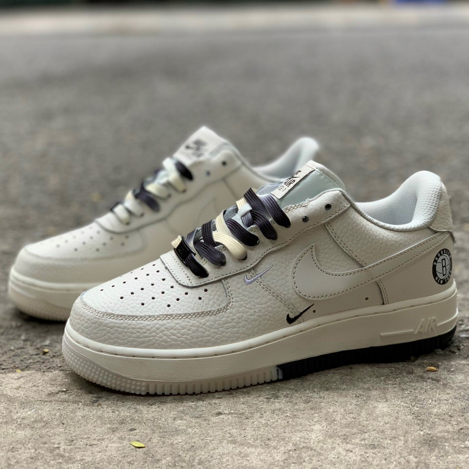 Giày Sneaker Nam Nữ  AF1 Trắng Chữ B