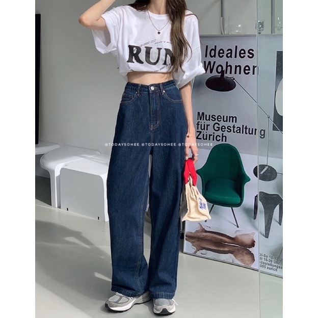 Quần jeans dáng suông