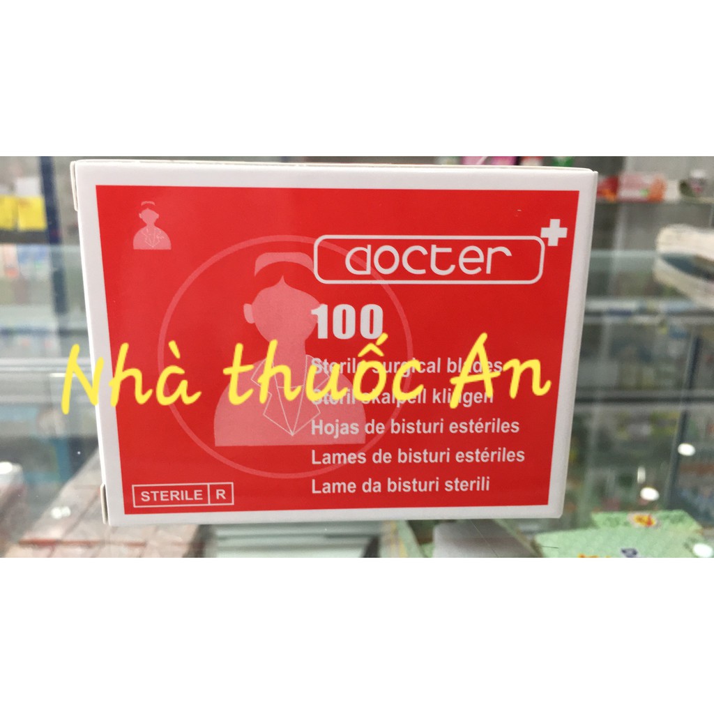 1 hộp 100 cái dao rạch mụn doctor số 11