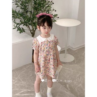 VÁY HOA NHÍ STYLE HÀN QUỐC CHO BÉ GÁI / VÁY THÔ GIẤY MỀM MÁT CỰC ĐẸP