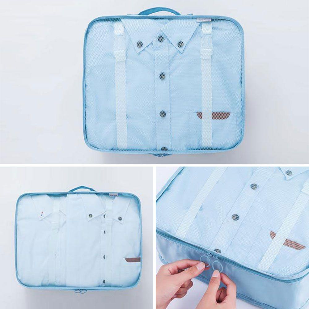 HS Set 8 Túi Lưới Đựng Đồ Du Lịch Chống Thấm Nước