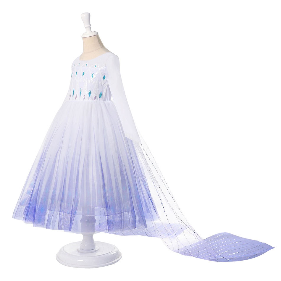 Đầm Hóa Trang Công Chúa Elsa Trong Phim Frozen 2 2022 Thời Trang Cho Bé Gái LBE44