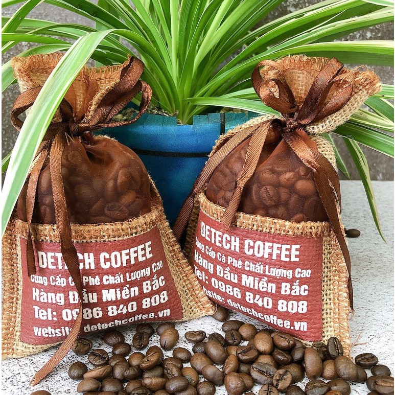 Túi thơm cà phê Konnai Coffee khử mùi xe ô tô, tủ lạnh