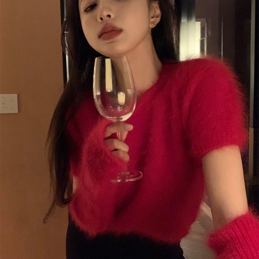 Áo len tay dài có thể tháo rời thời trang thu đông cho nữ