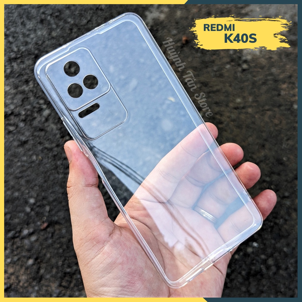 Ốp lưng redmi k40s poco f4 silicon trong suốt chính hãng GOR bảo vệ camera phụ kiện huỳnh tân store