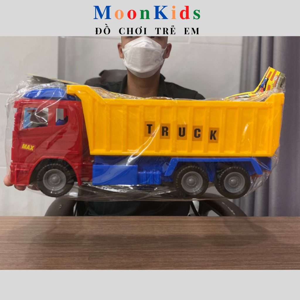 Xe ô tô đồ chơi cho bé🚛xe ben chở cát chất liệu nhựa ABS an toàn