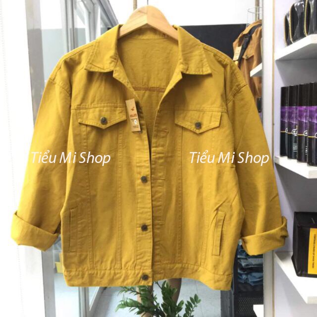 Áo Khoác Kaki Jeans Nhiều Màu Unisex Nam Nữ Chất Cực Đẹp 6 Màu Cơ Bản