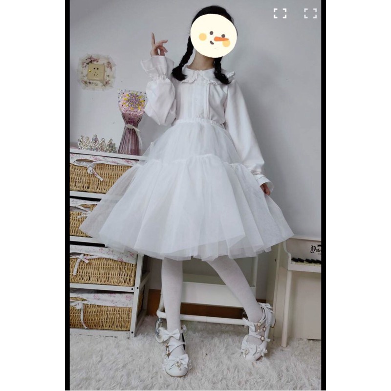 YAS0379-Váy phồng  vải mềm 55cm