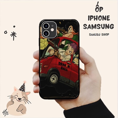 Ốp Lưng Ip Pro max Truyện Tranh Anime Dragon Ball Tiểu Đội Bắn Súng Nhựa Dẻo cho IPHONE SAMSUNG MANGA00171