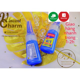 Keo dán móng 401 - keo đính đá 401 - keo đính đá siêu chắc - nailart