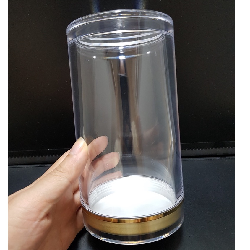 Lọ đựng vòng trầm hương ,đông trùng hạ thảo ,saffron...vvv 8,8*16cm