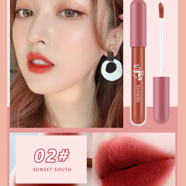 1 Son Môi Dưỡng Ẩm Chống Thấm Nước Chống Dính Cốc Trang Điểm Lâu Trôi