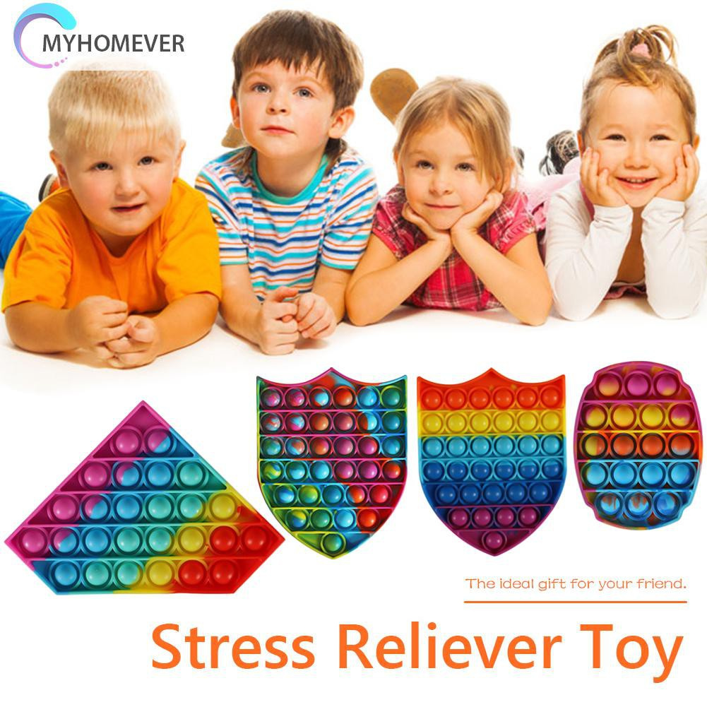 Pop It Fidget Đồ chơi Dimple Anti Anxiety Autism Kids  Bubble Sensory Fidget Squeeze Đồ chơis