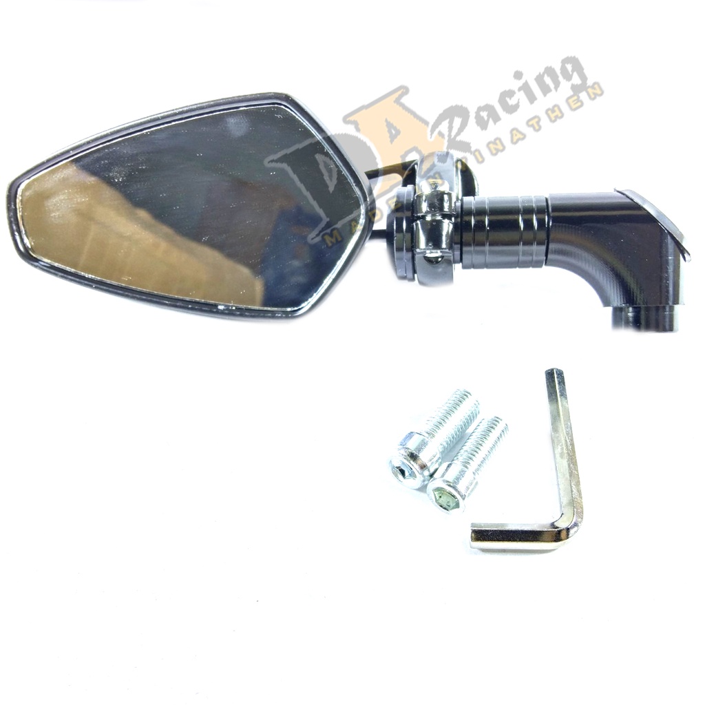 Gương Gù Chân Gương Vát 744 mặt kính trắng gắn xe máy