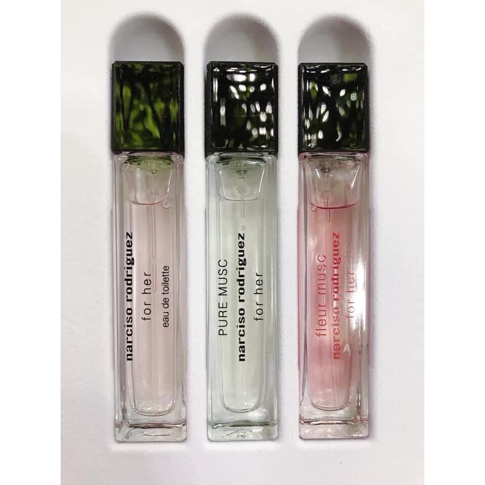 [Chính hãng] Bộ Nước Hoa Nữ NARCISO 3 mùi 2019 - Bộ 3 LỌ x 10ML/LỌ | Thế Giới Skin Care