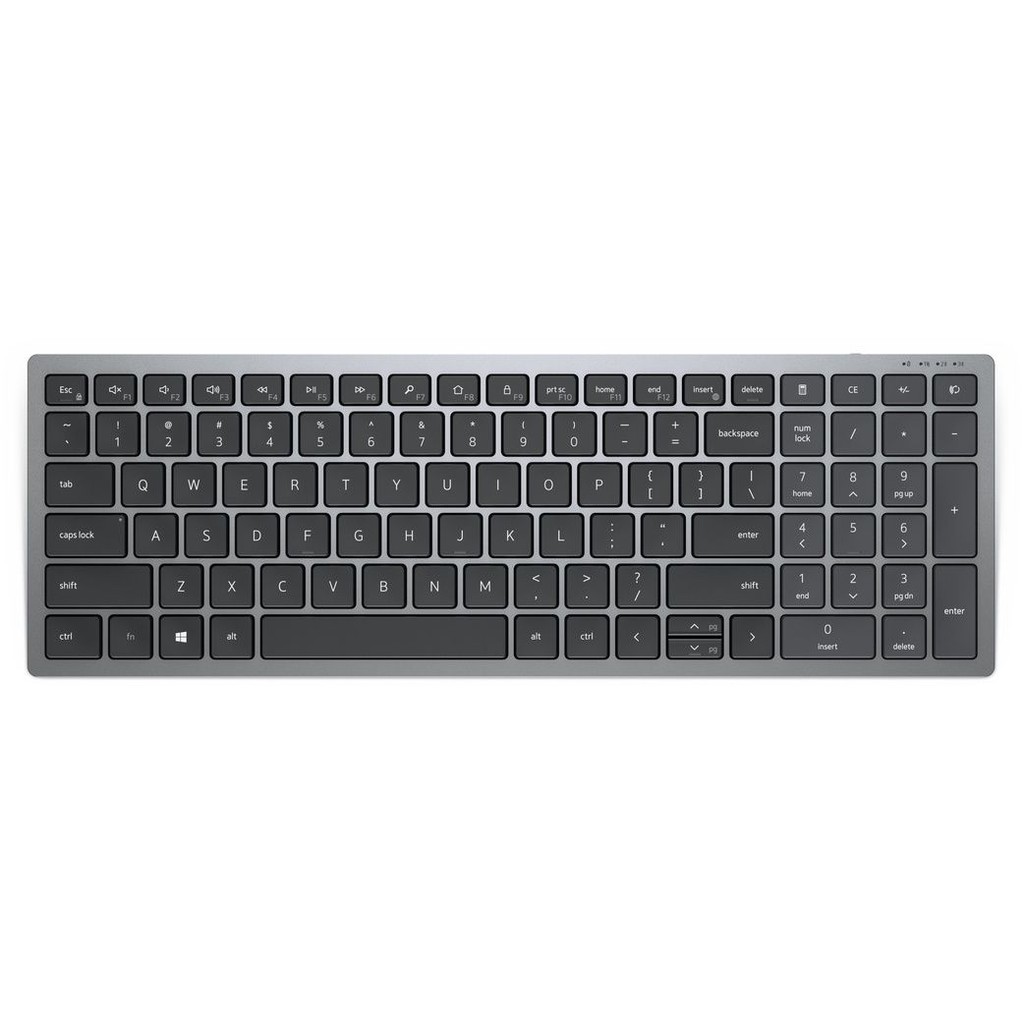 Dell KM7120W Multi Device Keyboard Mouse Combo - Bộ bàn phím & Chuột không dây kết nối 3 thiết bị: 2 Bluetooth và 1 USB