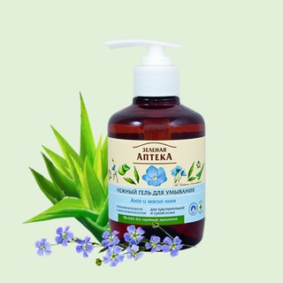 APTEKA GEL RỬA MẶT LÔ HỘI VÀ DẦU HẠT LANH 270ML