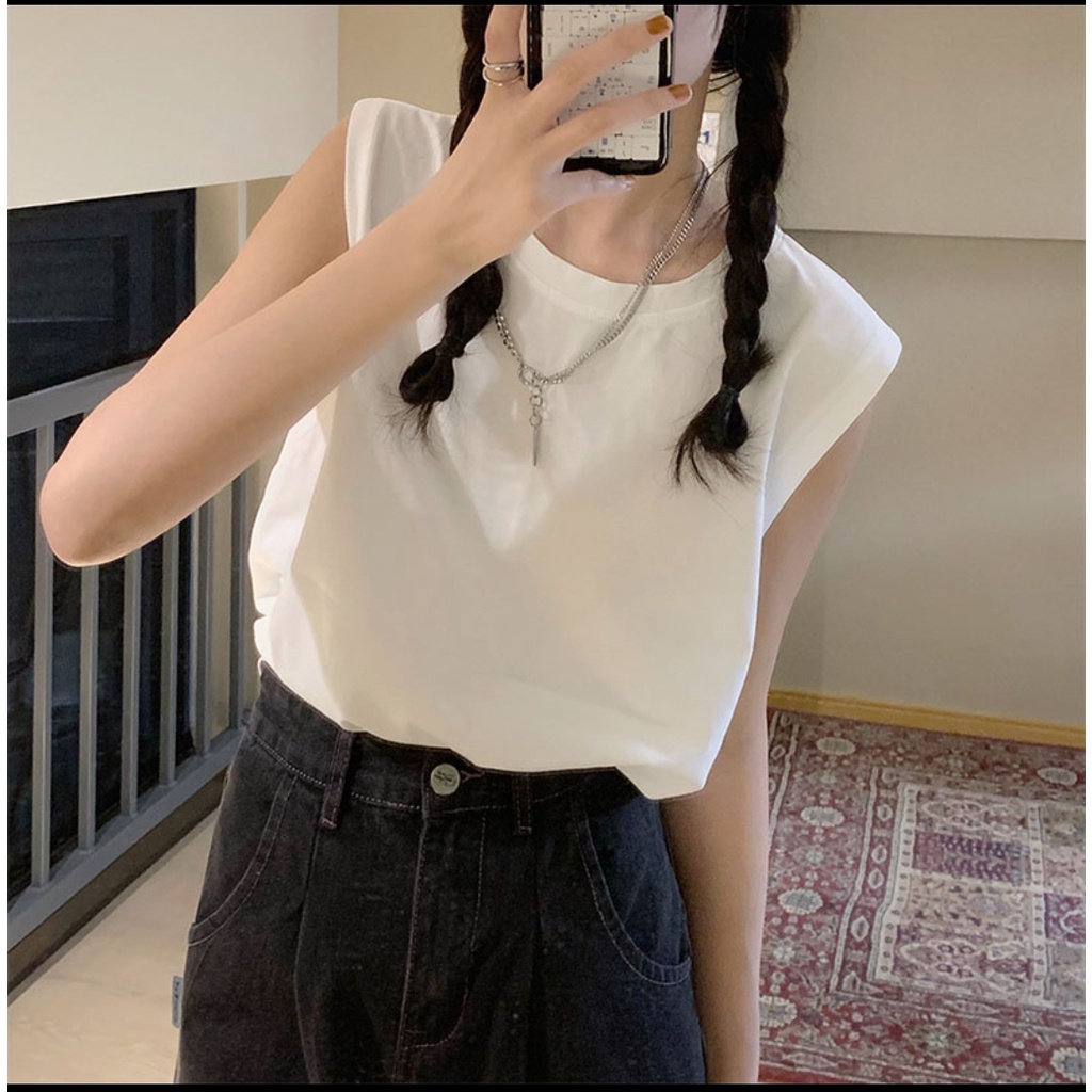 BIGSIZE 40-105KG Áo thun sát nách/ba lỗ/tanktop Nam Nữ Sói Store 5 màu