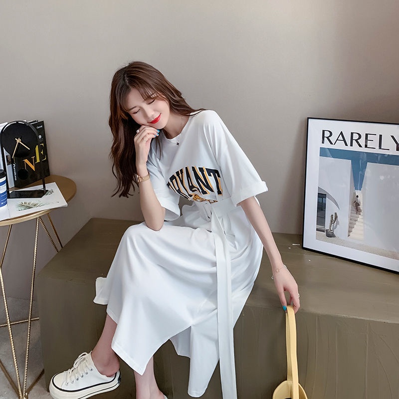 [LININ] Đầm Thun Dáng Dài Qua Gối Dáng Ôm Phong Cách Preppy Cá Tính Kiểu Mới