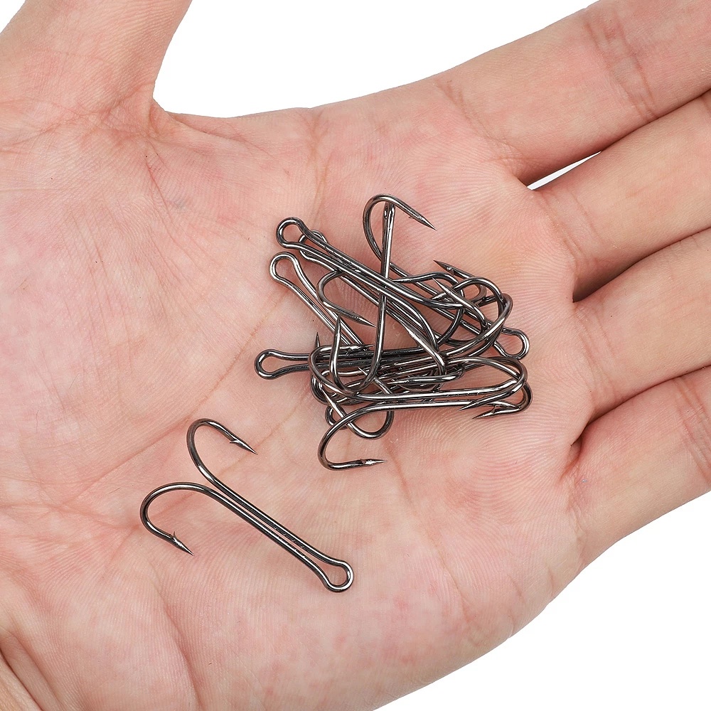 Aaron1 Set 10 Móc Câu Cá Bằng Thép Carbon Chuyên Dụng