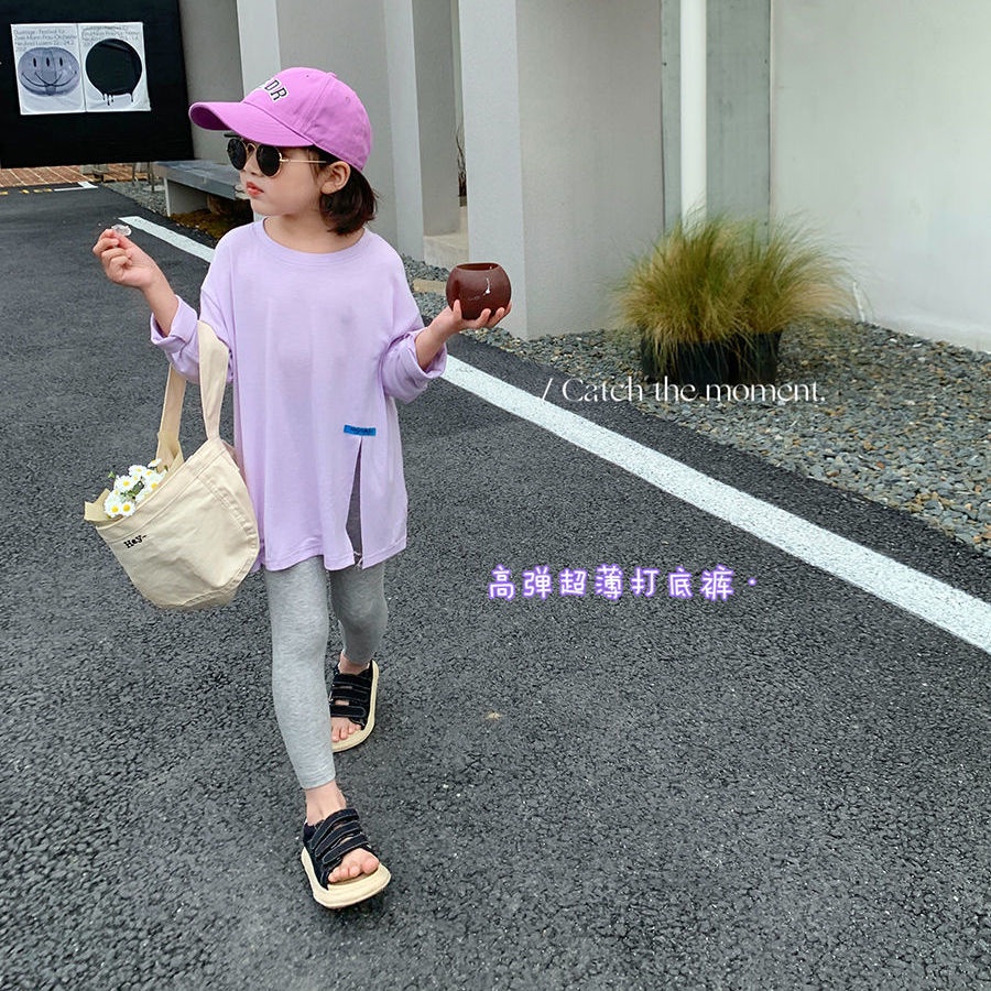 [Vận Chuyển Nhanh] Quần Legging Ôm Dáng Mỏng Thoải Mái Hợp Thời Trang Mùa Hè Phong Cách Phương Tây Cho Bé Gái