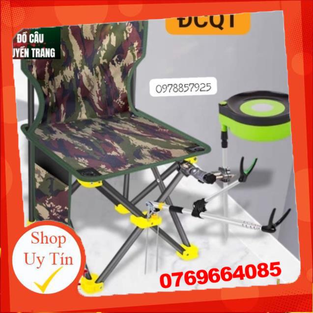 Bộ ghê câu cá chống cần tay khay trộn mồi.bộ combo ghế ngồi,chống cần và bát trộn mồi cao cấp. -Đ𝗢̂̀ 𝗖𝗔̂𝗨 𝟳𝟭𝟲