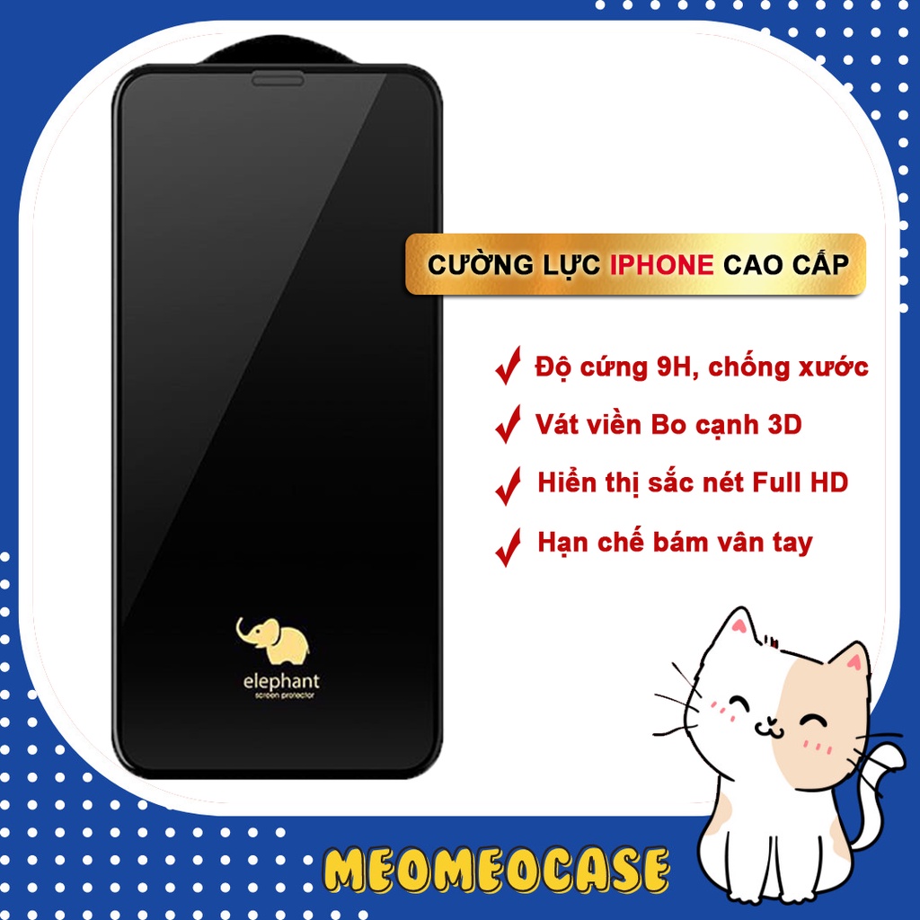 Kính cường lực iphone Con Voi WK Elephant cho ip 6/7/8..../x/xs/xs max/11/12/13/pro/promax – MeoMeoCase