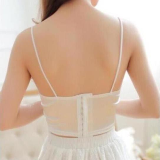Áo Bra Lụa Phi Bóng 8 Nấc Cài Siêu Hot 264