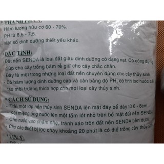 Phân nền trồng cây thủy sinh Senda