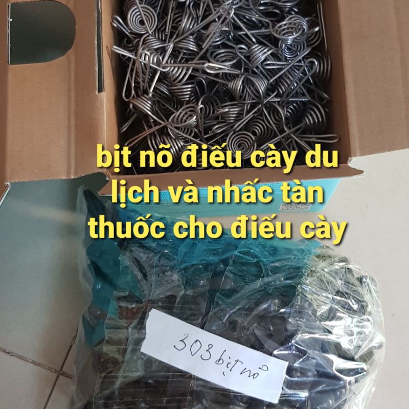 nhấc tàn inox 304- Cao su bịt nõ điếu cày chống nước