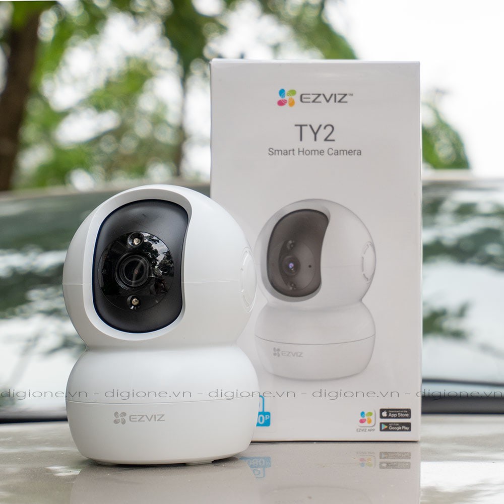 Camera EZVIZ TY2 1080P CS-TY2-B0-1G2WF - Camera quay quét 360 - Đàm thoại 2 chiều - Hỗ trợ thẻ nhớ - Hàng chính hãng