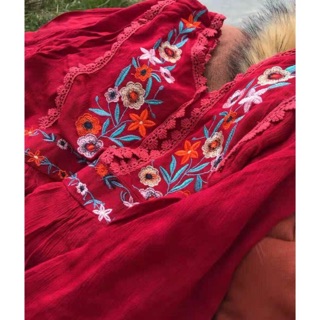 Đầm Váy BOHO bầu bí bon chen dc nha